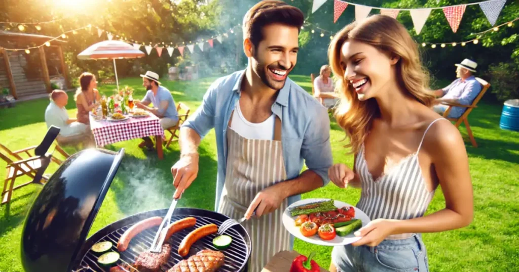 Grillen im Sommer Baumarkt Scharff Burg