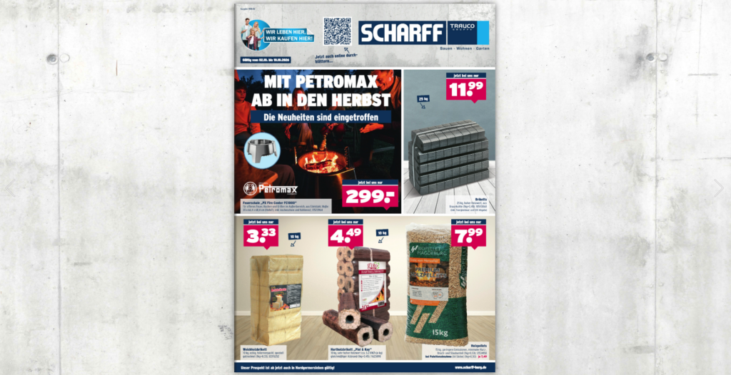Baumarkt Prospekt Scharff Burg Oktober 2026