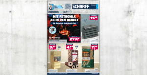 Baumarkt Prospekt Scharff Burg Oktober 2026